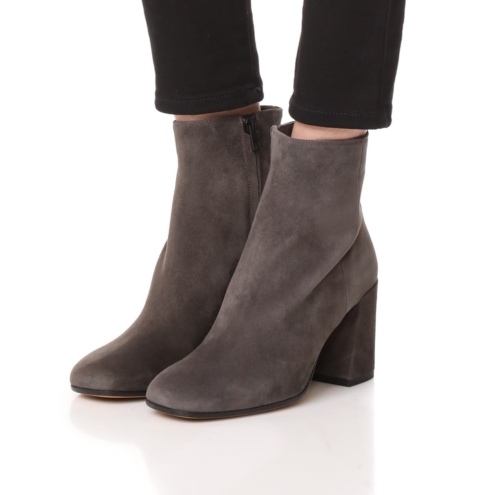 Vince Highbury Square Toe Ankle Booties 7